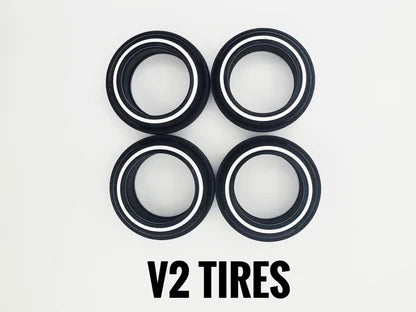 Jevries V2 Premium Jevries 5.20 White Wall Tires